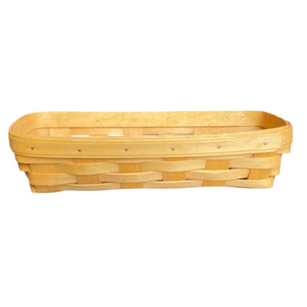 LONGABERGER Vintage (1998) Handwoven Cracker Basket